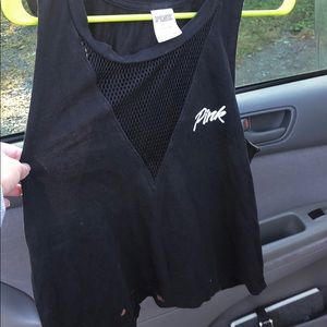 PINK Other - Workout shirt it has a few bleach spots PINK Other - Workout shirt it has a few bleach spots